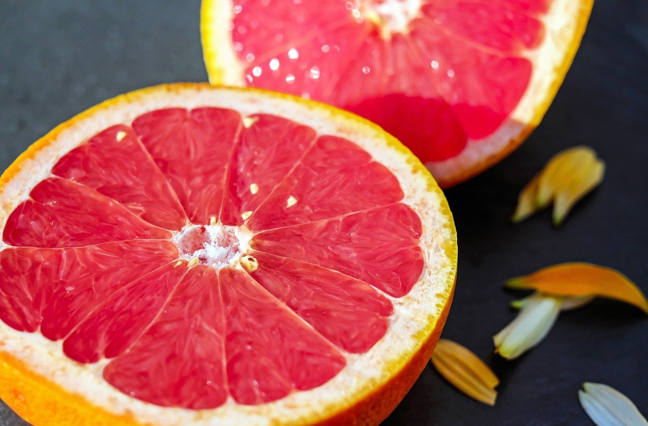 Grapefruit Basil Martini